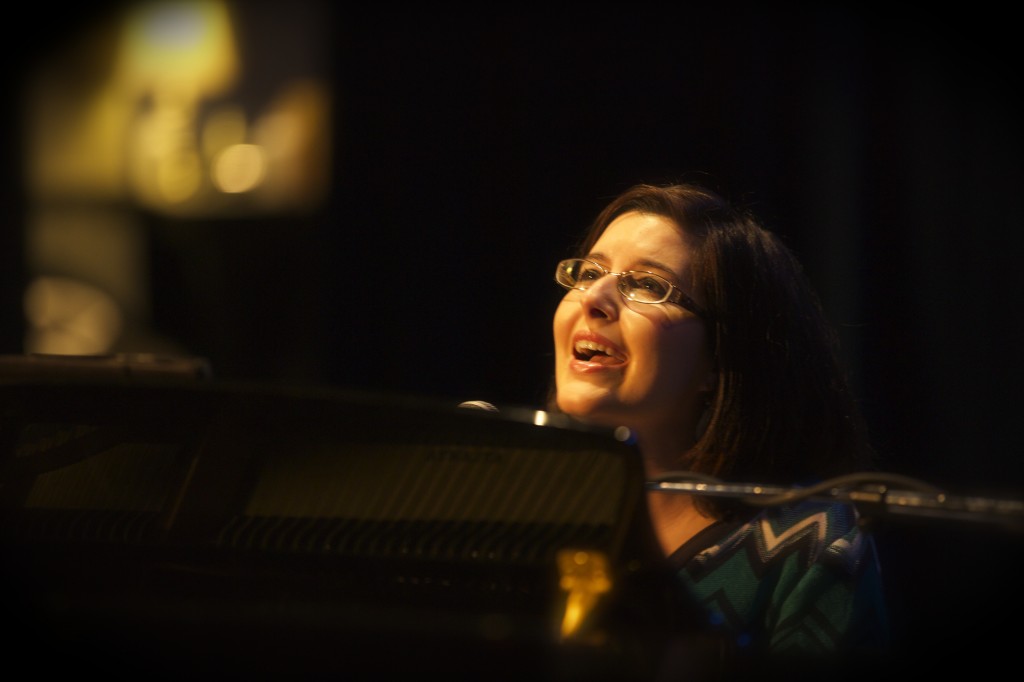 Kathryn singing "Freedom and Its Owner"