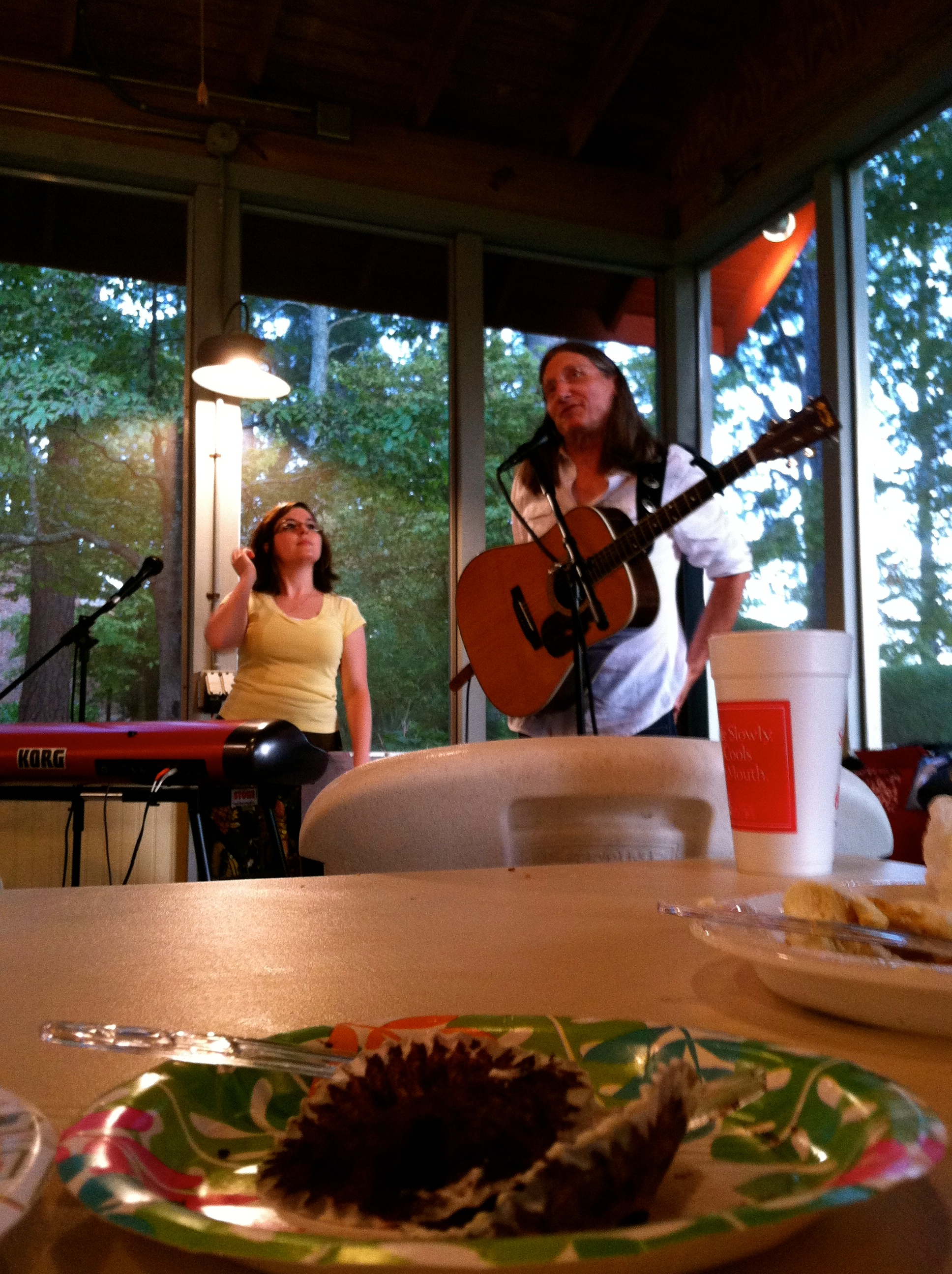 Jim and Kathryn are singing sweet melodies over the sweet desserts