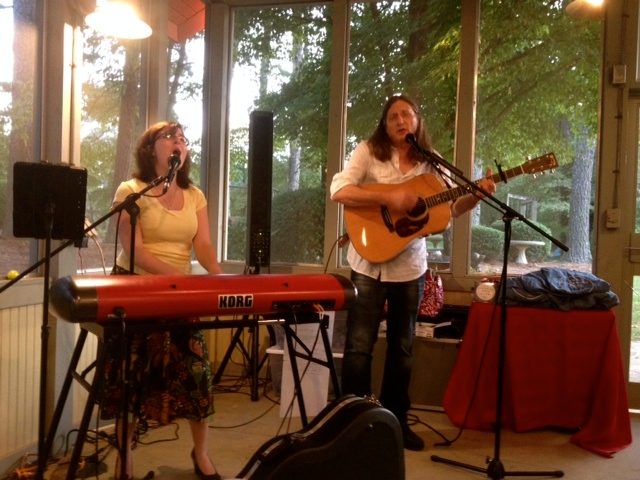 Great songs+great food+great company= a REALLY FANTASTIC House Concert!